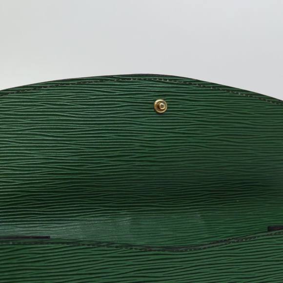 LOUIS VUITTON Epi Montaigne 27 Clutch Bag Green M52654 LV Auth 74313 - Picture 8 of 16